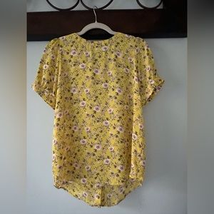 Loft XS floral print dress shirt.